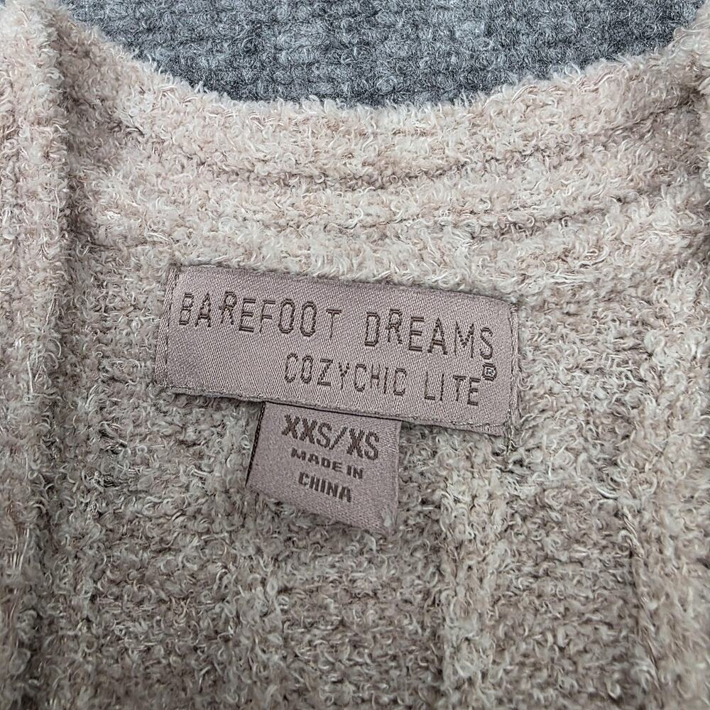 Barefoot Dreams Sweater Womens XXS XS Pink CozyChic Lite Batwing Knit Cardigan - Picture 2 of 12